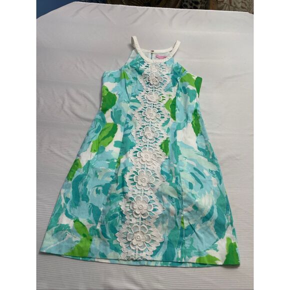 Lilly Pulitzer First Impression Pearl Shift Poolside Dress Size 2 - Picture 1 of 6
